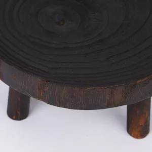 Paulownia Solid Wood Stool thumbnail-3