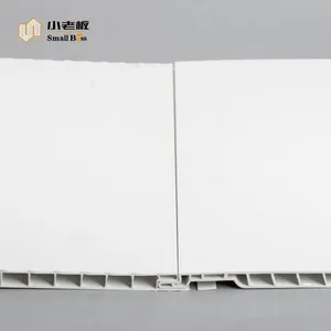 12'' Easy and Quick Installation PVC Wall Panel White Black Interlocking for Commercial Use thumbnail-5