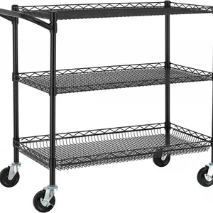 Heavy-Duty Chrome Wire Kitchen Shelf thumbnail-4