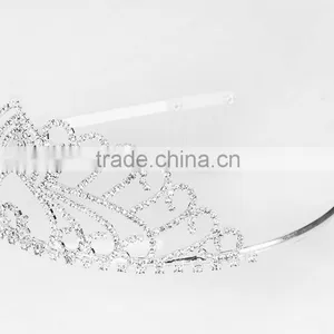 2015 New Style Luxury Diamond Big Crown and Tiara Wholesale Bridal Hair Accessories thumbnail-4