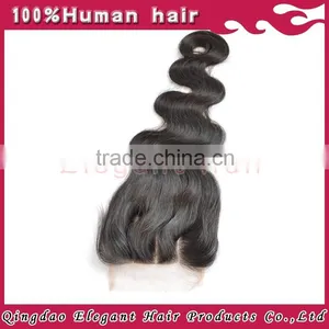 Wholesale Remy Virgin Body Wave Texture Human Hair Cheap Human Hair Lace Closure thumbnail-1