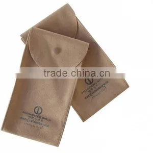 Hight Quality Custom Flock Jewelry Pouch Velvet Bag Wholesale B254 thumbnail-1