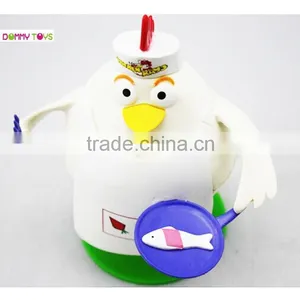 Custom Made 3D Plastic Chicken Chef Figure Toy thumbnail-1
