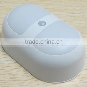 Two Part Yellow White Motion Sensor LED Lights Infrared Control Lamp thumbnail-3