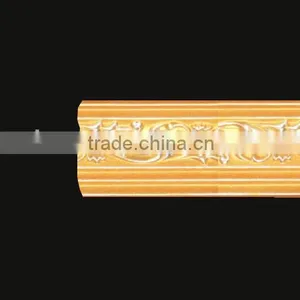 European- Style Architectural Decorative PU Carving Cornice Mouldings thumbnail-3