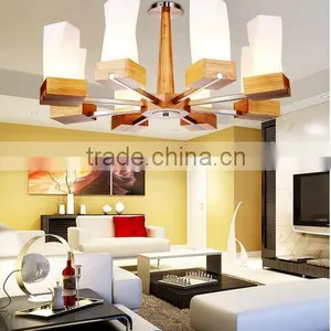 Auditorium& Meeting Room Modern Wooden Hanging Light Pendant Lamp thumbnail-1