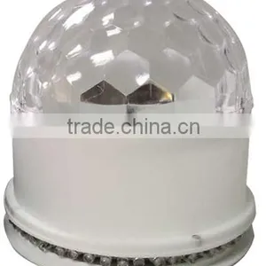 RGB LEDS Sound Actived Mini Rotating Crystal Magic Ball Stage Ceiling Lights for KTV Xmas Party Wedding Show Club Pub Disco DJ thumbnail-3