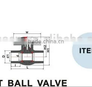 Cheap Price CPVC Compact Ball Valve ASTM D2846 thumbnail-1