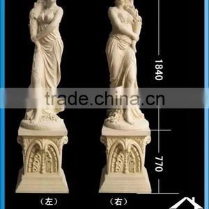Antique Marble Stand for Statue thumbnail-6
