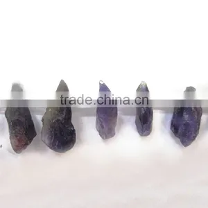 100% Natural Pumpkin Facet Beads Amethyst Loose Natural Amethyst Beads thumbnail-6