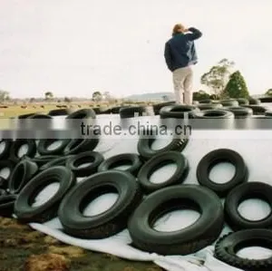 12m Wide White and Black Plastic Silage Covering thumbnail-1