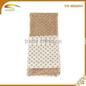 Custom Wholesale Clothes Accessories African Style French Lace Trim Floral thumbnail-1