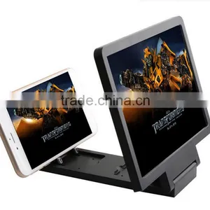 New Arrival Portable 3X Mobile Phone Screen HD Magnifier Lens&Holder for TV Watching thumbnail-2