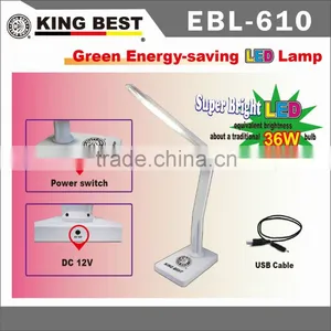KING BEST 2016 Folding Desk Lamp Desk Reading Lamp 180 Degree Rotation Night Light Lamp thumbnail-1