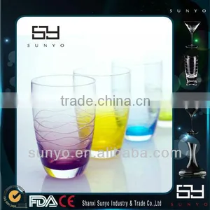 Unleaded Engraved Water Tumbler/Drinking Glass Cup/Glassware thumbnail-1
