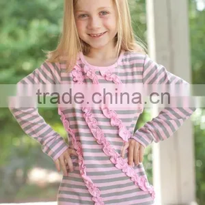 2015 New Sweet Kids Girls T-shirt Models Baby Children Toddler Natural Wholesale T-shirt thumbnail-4