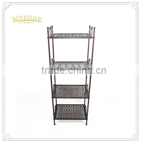 New Style Planters Stand Shelf Metal Garden Flower Shelf Rack thumbnail-1