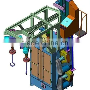 Double Hook Type Shot Blasting Machine for Casting Parts Cleaning thumbnail-1
