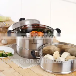 28cm Visible Stainless Steel Steam Pot thumbnail-2