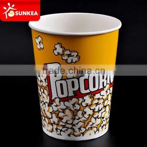 Paper Popcorn Bucket Holder Container Bowl Cup Quality Choice thumbnail-1