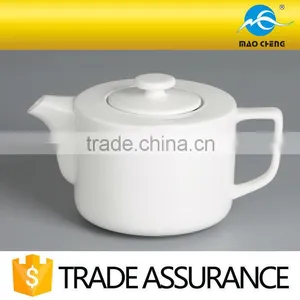 Wholesale Plain Ceramic Teapot thumbnail-1