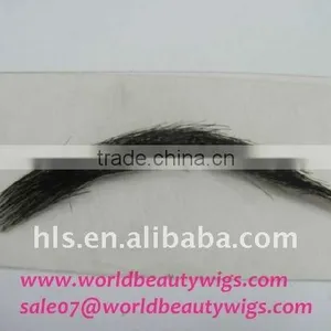 Full Hand Made Human Hair Fake Eyebrows thumbnail-1