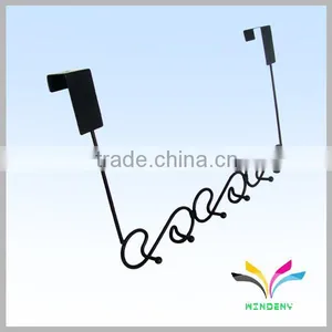Sturdy Black Powder Coated Metal Vertical Clothes Hanger Rack thumbnail-4