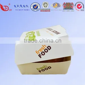 Fresh Food Grade Paper Hamburger Packaging Box thumbnail-1