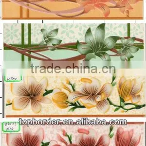 Thailand Hot Sell Ceramic Border With Rush Golden 10X30CM thumbnail-1