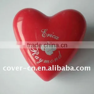 Newest Promotional Gifts, Heart Shaped LED Badge With Pin thumbnail-1