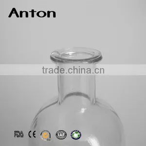 250ml Round Transparent Aroma Glass Bottle or Diffuser Bottle With Lid thumbnail-2