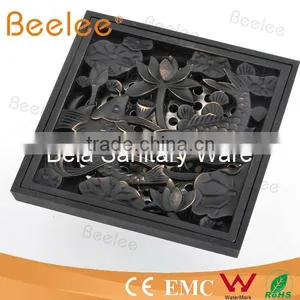 Oil Rubbed Bronze Art Floor Drain thumbnail-1