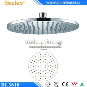 Beelee Round Brass Bathroom Top Shower 10'' 12'' 16'' Ceiling Mist Rainfall Shower Head Quality Choice thumbnail-1