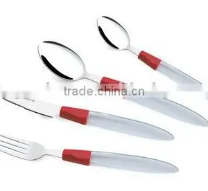 T074 Flatware Set With Plastic Handle thumbnail-1