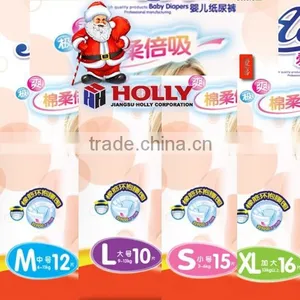 Economic Series Size L Soft Breathable Leak Guard Disposable Baby Infant Diaper Hand Carry Cheap Price OEM ODM Free Sample thumbnail-1