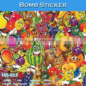 HD-010 Bubble Free Car Sticker Bomb Film Type And Body Stickers Use Car Wrapping Film thumbnail-6