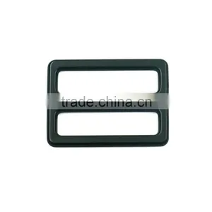 Eco-friendly Zinc Alloy Black Small Strap Buckle Sliders for Belt thumbnail-1