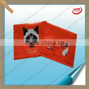 Small Cosmetic Aluminum Foil Resealable Bag for Facil Mask thumbnail-1
