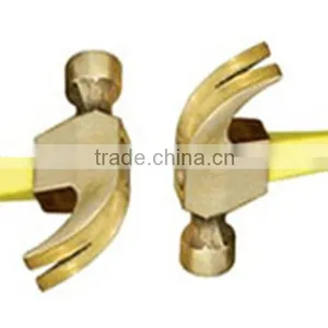 0.25kg/0.5kg/0.68kg Beryllium Copper Non Sparking Non Magnetic Hammer Claw,safety Nail Hammer thumbnail-3