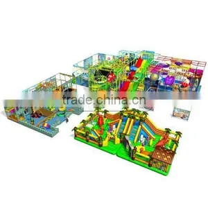 Cheer Amusement Children Indoor Playground With Fun Ball Battle Slide Climbing Equipment thumbnail-1