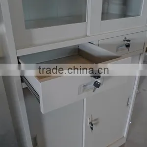 Office Steel Folding Storage File Cupboard With Two Drawer thumbnail-4