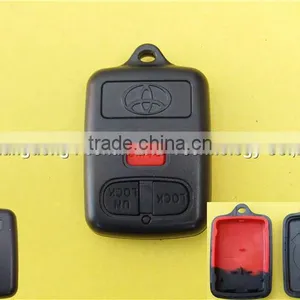 Keyless Entry 2+1 Panic Buttous Remote Key Case Fob for Toyota Old Model Car Key thumbnail-1