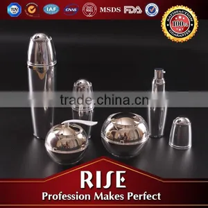 Acrylic Round and Oval Cosmetic Bottles thumbnail-1