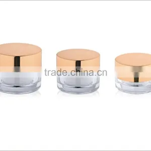 New Arrival Aluminum Cover 15g 30g 50g Plastic Acrylic Cosmetic Jar thumbnail-1