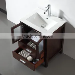 Small Bathroom Wash Basin Floor Cabinet Hotel Vanity Bathroom Furniture No.3200A thumbnail-4