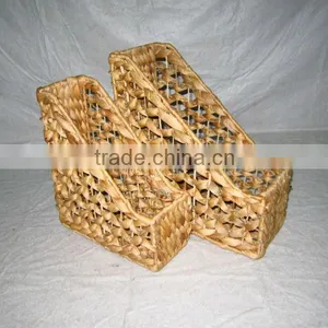 2015 New Product Water Hyacinth Document Rack for Home Decoration and Furniture thumbnail-1