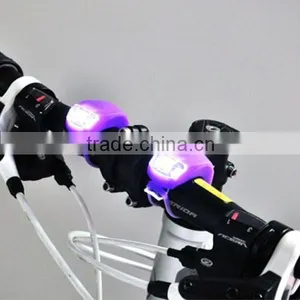 Bicycle Cycling Head Front Rear Wheel Light Silicone LED Light Quality Choice thumbnail-3