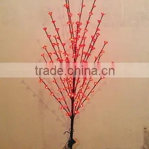 Red Lighted Wire Tree thumbnail-1