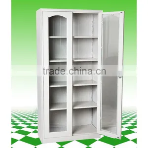 School Lab Equipment Stainless Steel Glass Door Laboratory Cabinet thumbnail-2