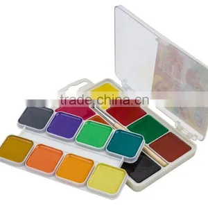 Watercolor, Water Color, Water Colour 16 Colors, With Witout Brush thumbnail-1